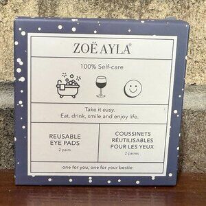 Zoë Ayla Reusable Eye Pads • 2 Pairs, New